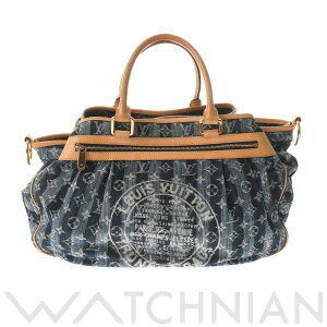 Louis Vuitton Monogram Denim Cavalier GM Cruise Bag Blue